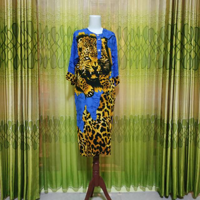 DASTER CANTIK KENCONO UNGU LABEL BIRU LENGAN 3/4