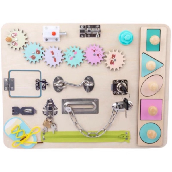 

multifunction wooden montessori busy board learning basic Limited