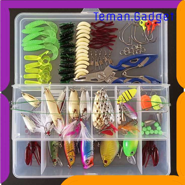 TG-IF LIXADA Umpan Pancing Ikan Set Fishing Bait Kit 101PCS - DWS250-H