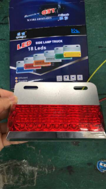 Lampu Led Truk 18LED Lampu Led Samping Truk Trailer 18 Led