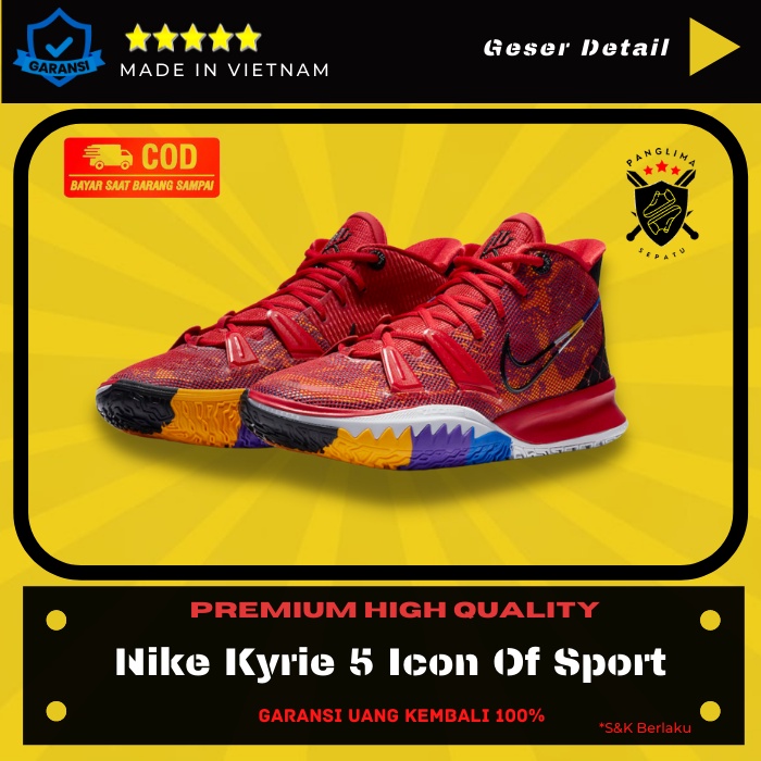 Sepatu Nike Kyrie 5 Icon Of Sport Sneakers Pria Sneaker Olahraga Basket Import Premium Original