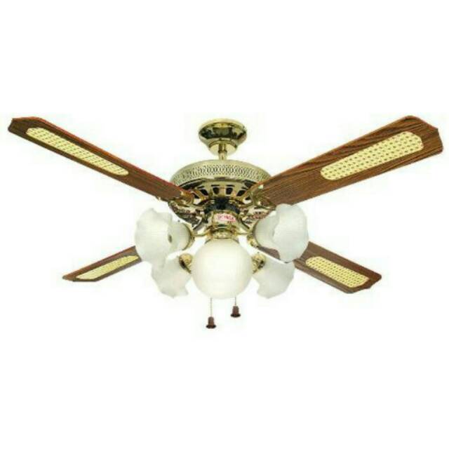 Lampu kipas  ceiling fan 52" uchida 5 lampu