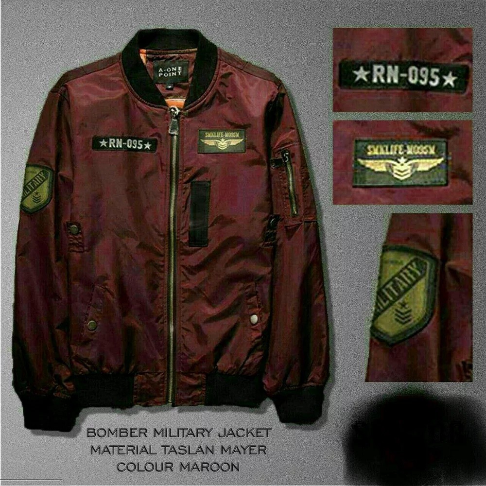 Jaket Bomber Military