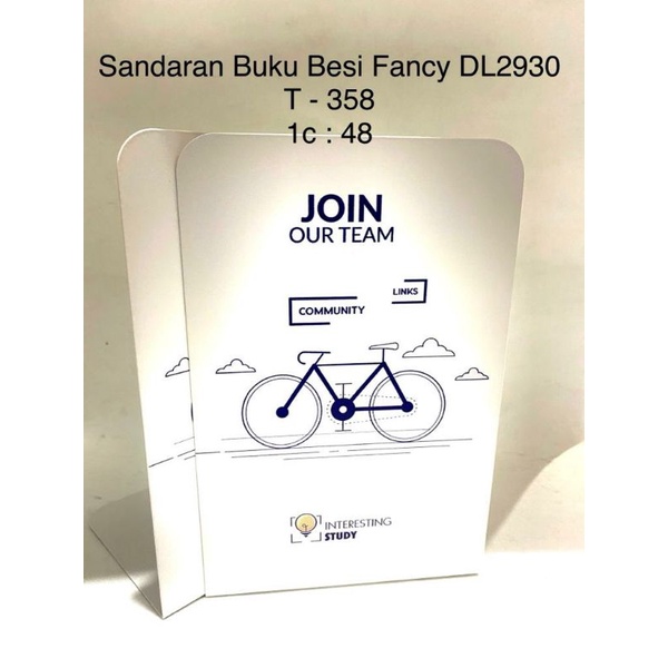 

book stand 2002-191/ sandaran buku / penyangga buku / book end fancy 1set isi 2pcs