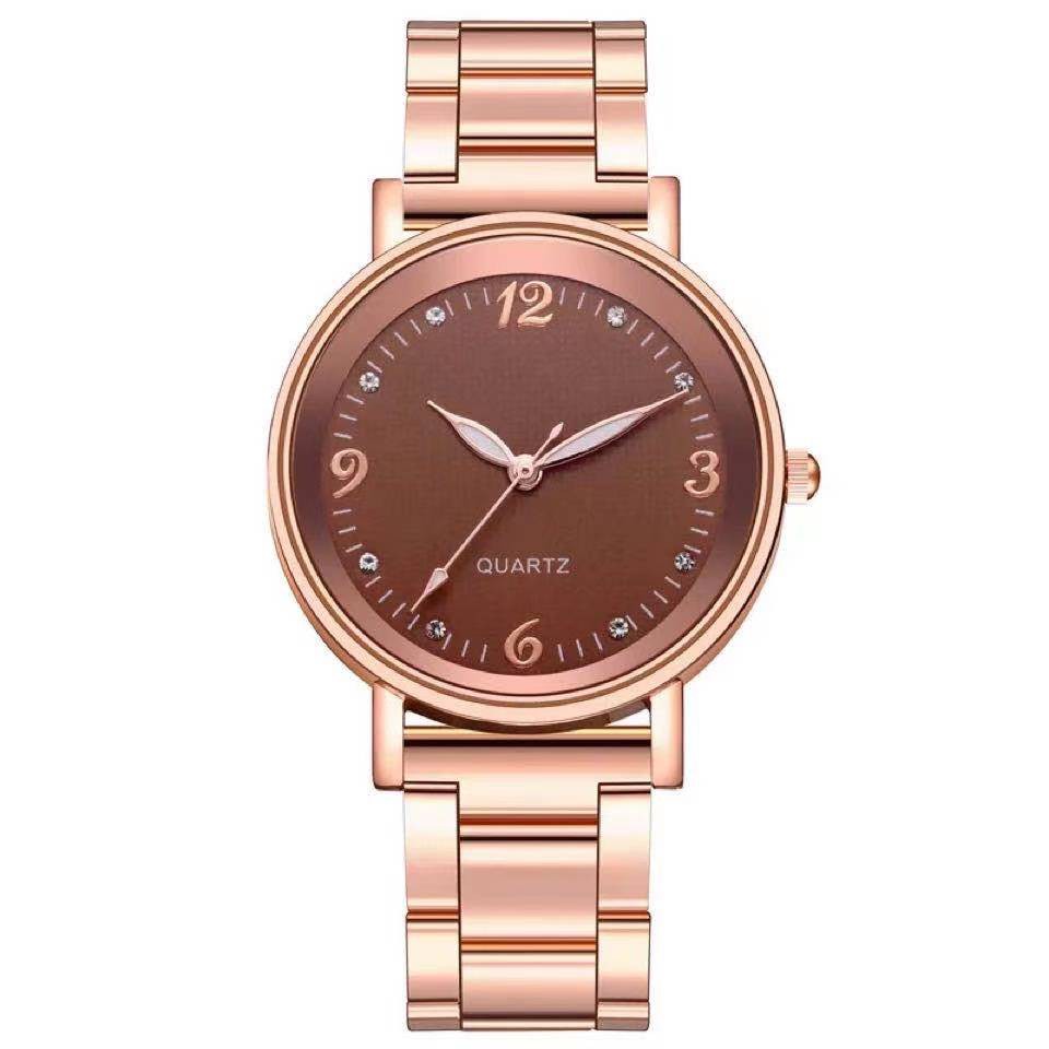 Jam Tangan Wanita Stainless Steel Analog Quartz Korean Fashion / Jam Tangan Rantai Wanita Import-8