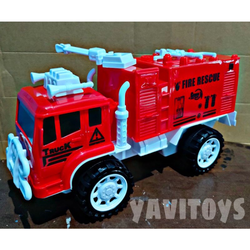 AK 07 MAINAN MOBIL TRUCK DAMKAR / Mainan mobil pemadam kebakaran