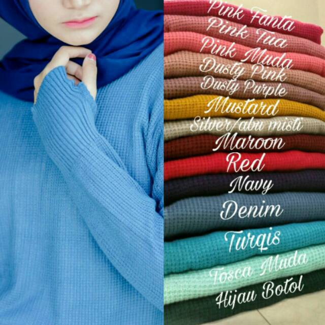 ROUNDHAND SWEATER RAJUT /ROUNDHAND SWEATER RAJUT COMBY/POLOS