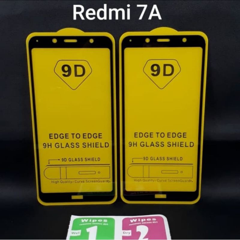 Xiaomi Redmi 7A Tempered Glass Full Layar Anti Gores Kaca