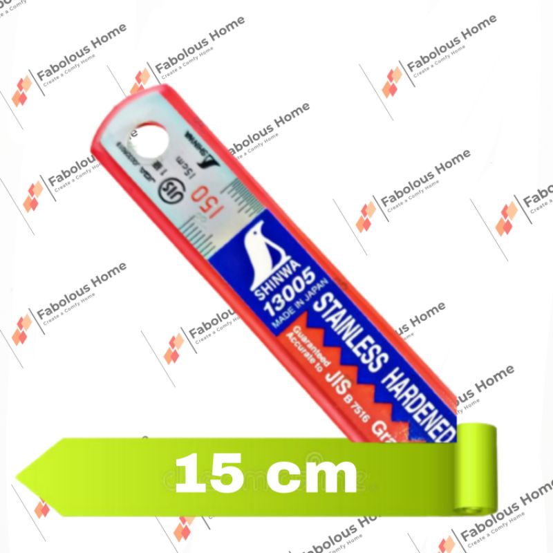 

penggaris besi shinwa 15cm