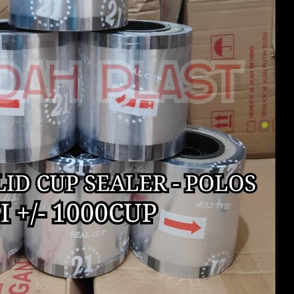 

❀ Plastik Lid Sealer Cup Polos Kartun Buah 1000cup 21 / Cup Sealer / seal cup polos ❄