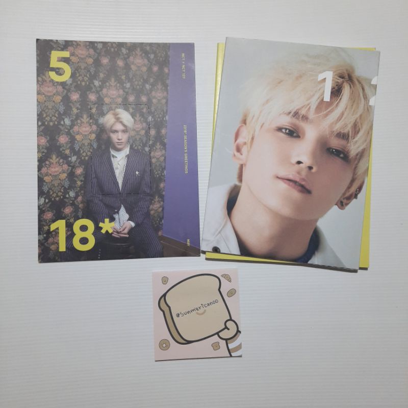 [FULLSET] Official Photocard NCT Taeyong Season Greeting 2018 PC Postcard Folded Poster Photobook SG18 SG 18 127 empathy