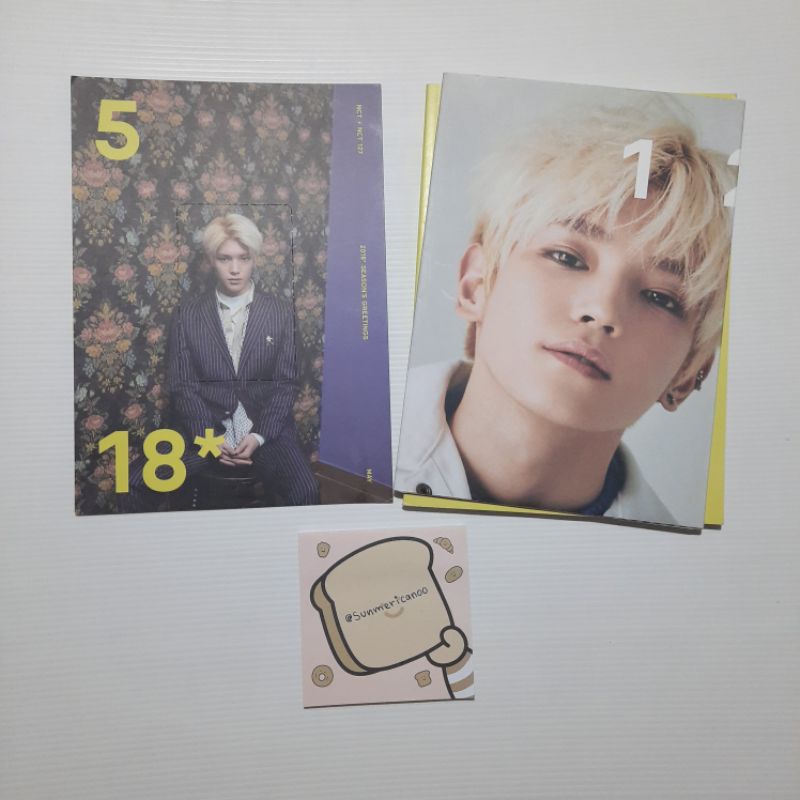 [FULLSET] Official Photocard NCT Taeyong Season Greeting 2018 PC Postcard Folded Poster Photobook SG