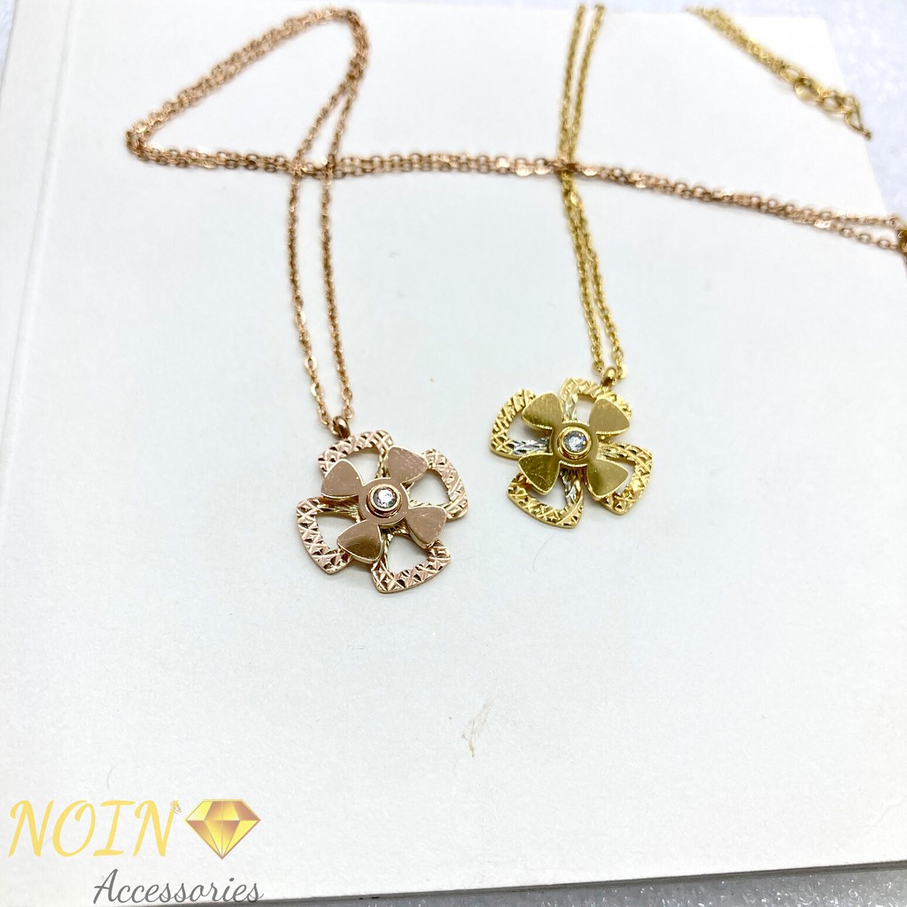 [NOIN] Kalung Titanium Wanita liontin - Import KT-027