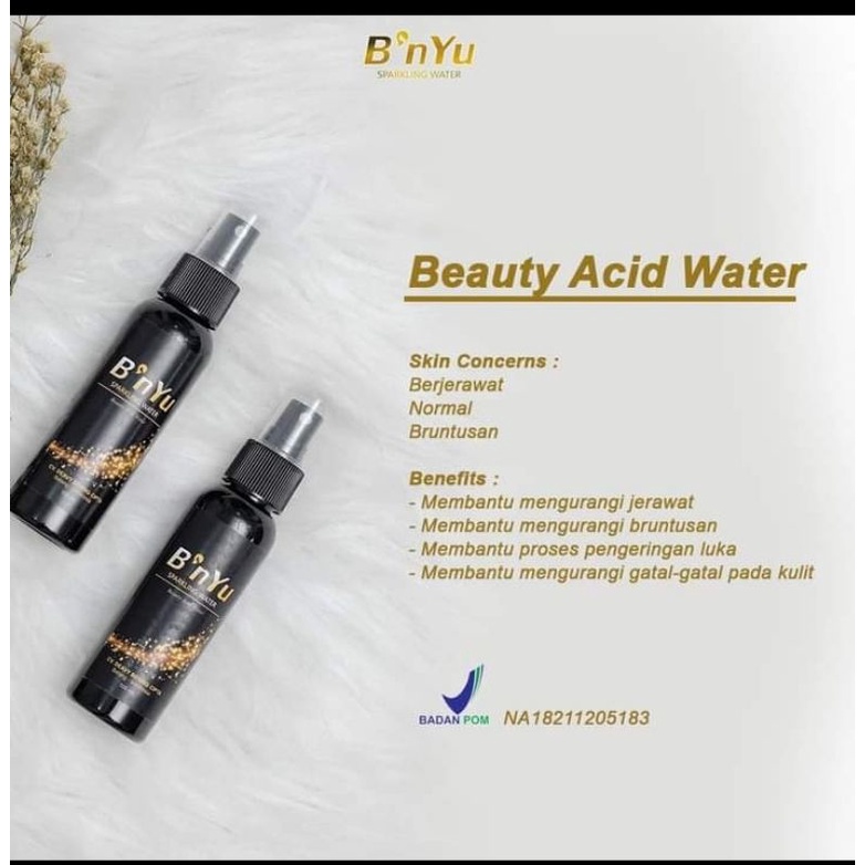 B'NYU SPARKLING WATER (hitam)