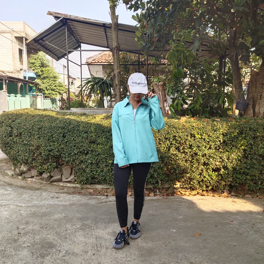 Jaket Crocodile Ladies warna Hijau Tosca