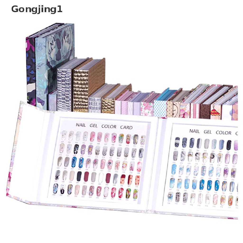 Gongjing1 Buku Display Warna Kuteks Gel