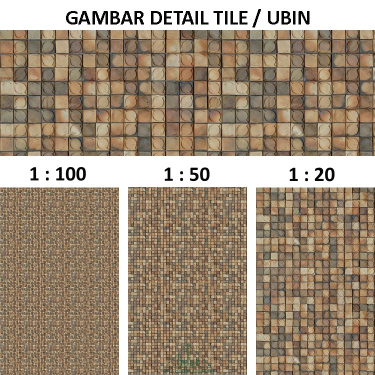 

[MR] Kertas Tekstur / Motif Tile / Ubin / Lantai Berskala / Miniblock #5