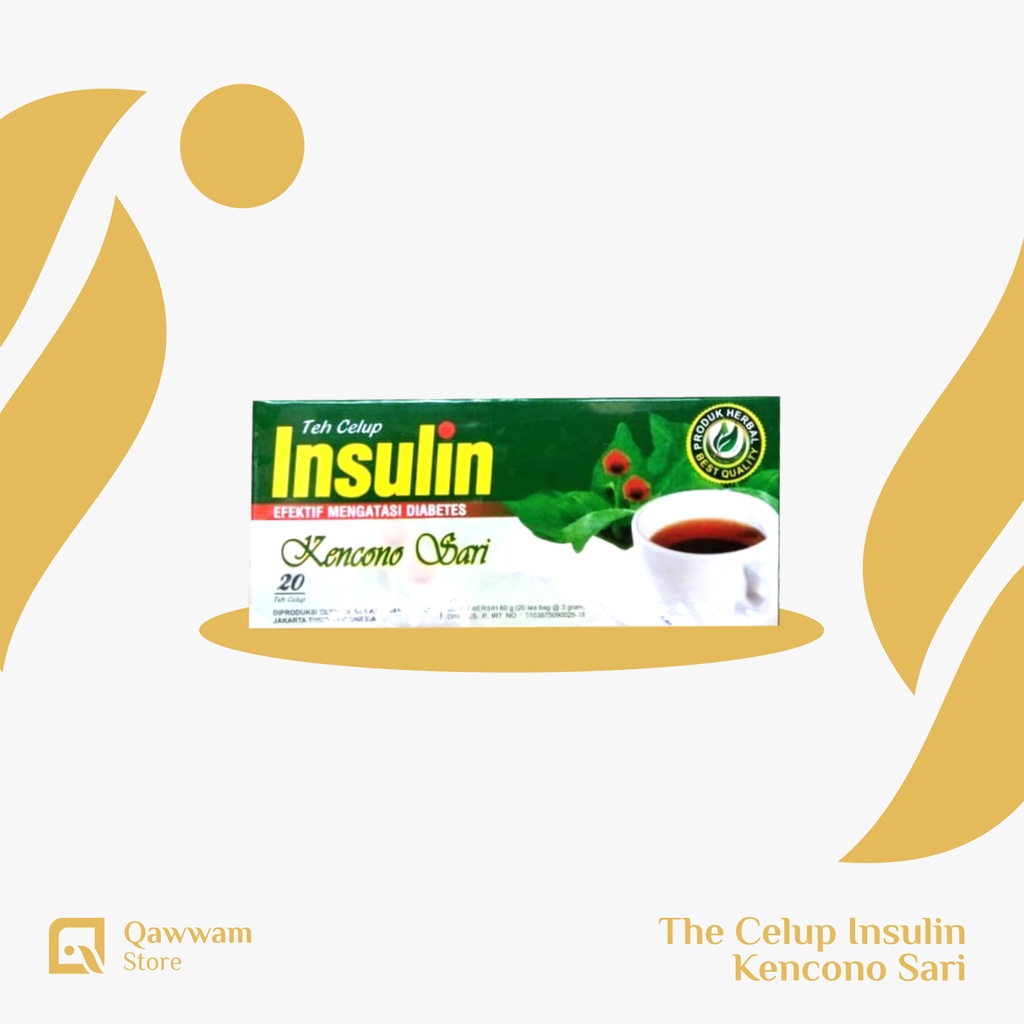 

KENCONO SARI Teh Celup Daun Insulin Efektif Mengatasi Diabetes Isi 20 Bags