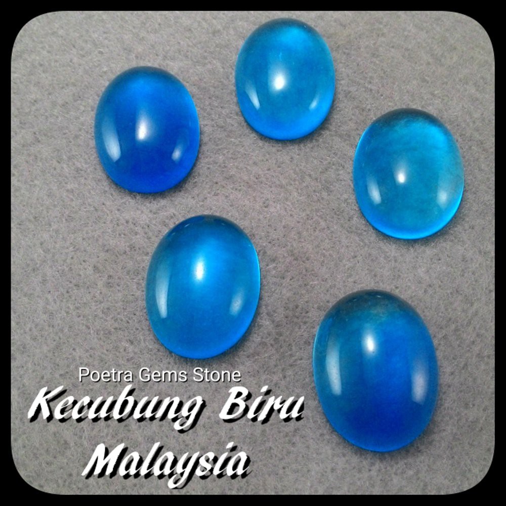 BATU AKIK KECUBUNG BIRU MALAYSIA