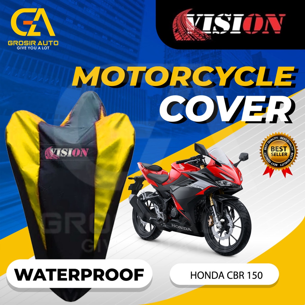 Sarung Motor CBR 150 Antiair Vision / Cover Selimut Penutup Sarung Mantel Motor Vision