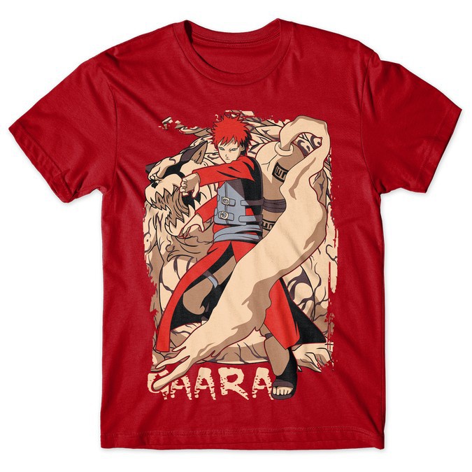 Kaos Anime Naruto Gaara Of The Sand - Anime Manga - Chicken Garment