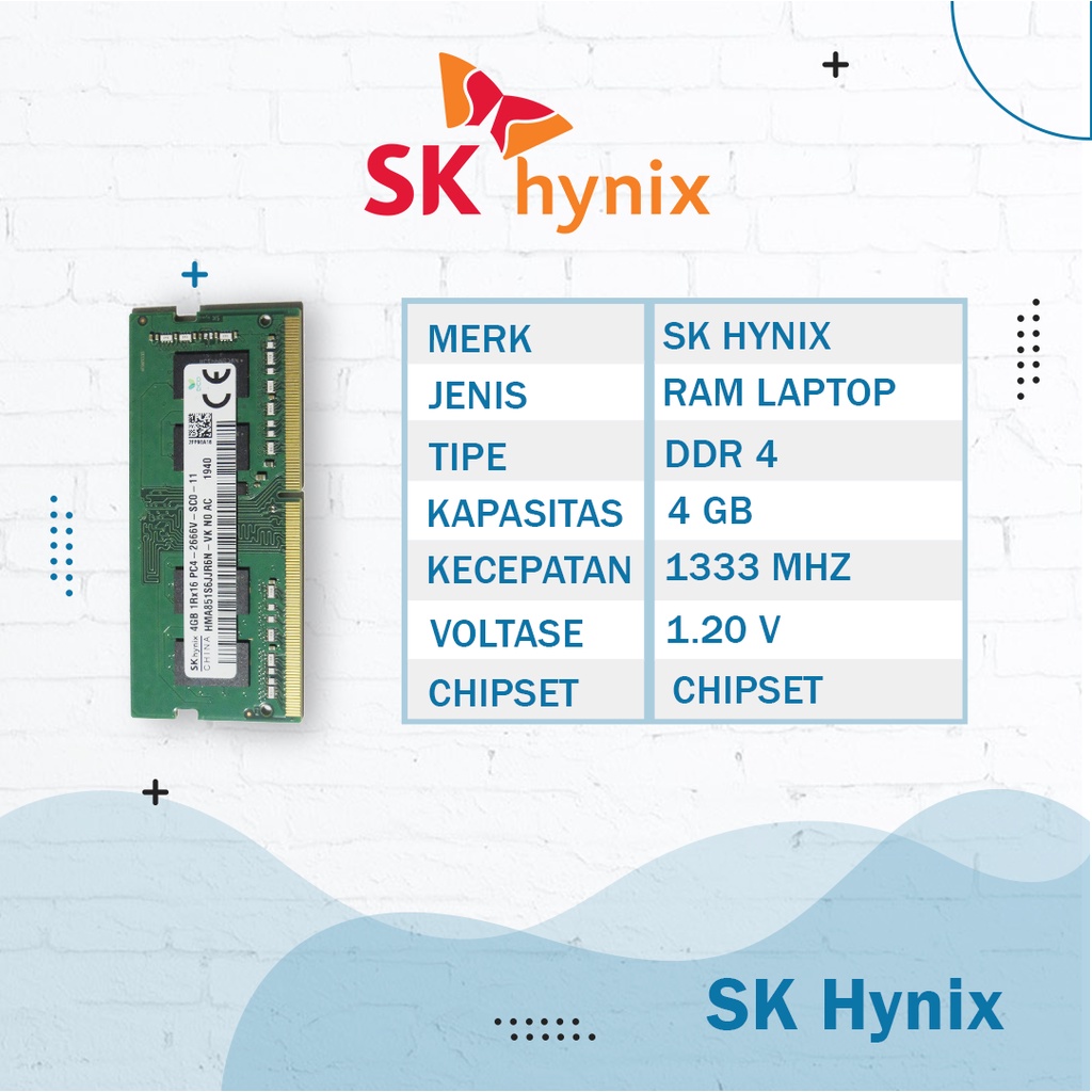 RAM Laptop SK Hynix DDR 4 (4 GB)
