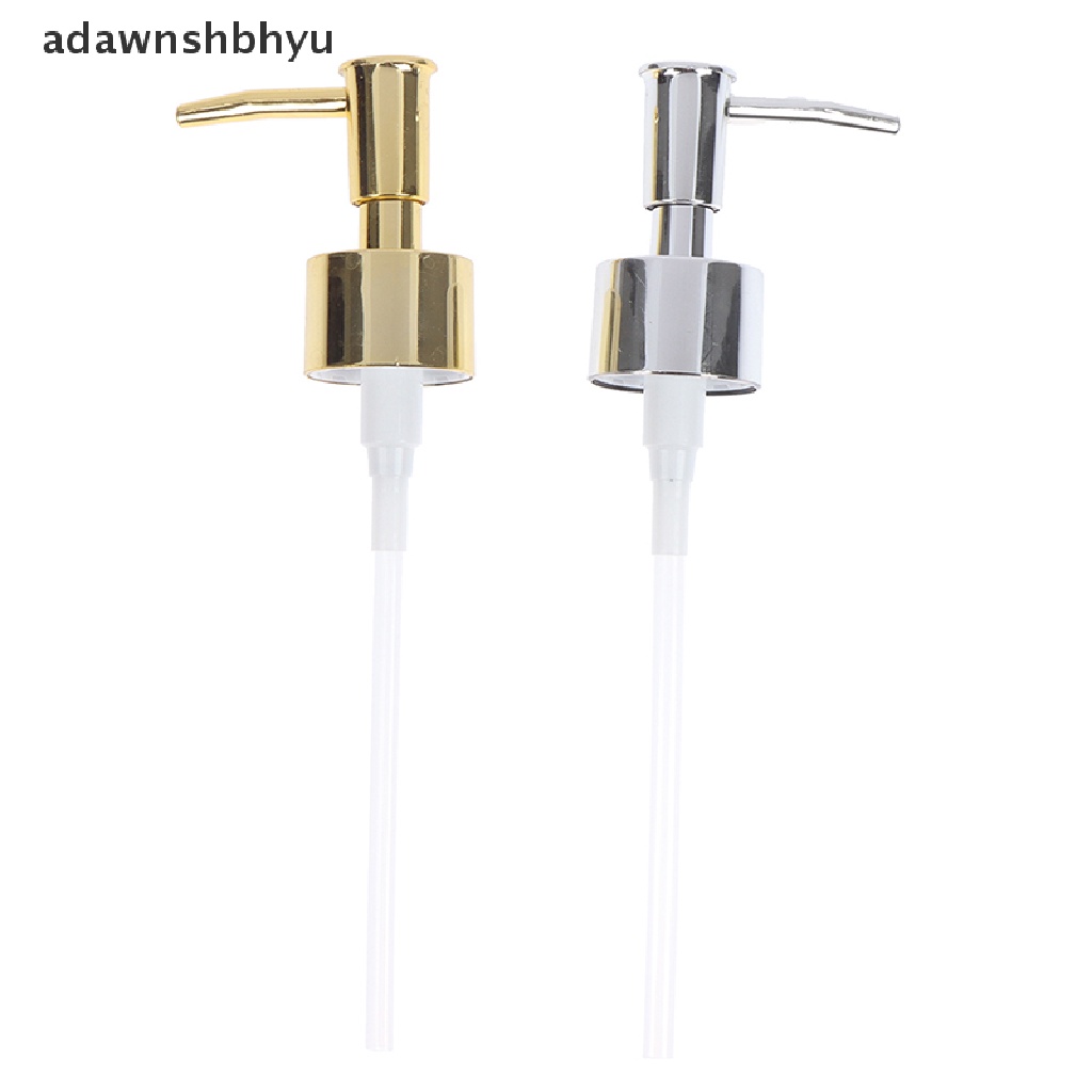 Adawnshbhyu Metal DIY Soap Pump Liquid Lotion Dispenser Kepala Pengganti 28tutup Pompa Drat