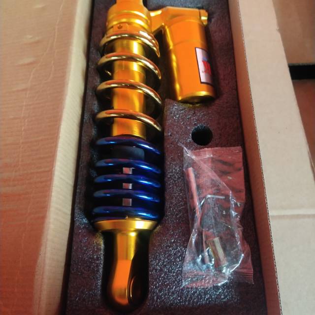 SHOCK MATIC JFK TABUNG BAWAH WARNA PELANGI CROOM