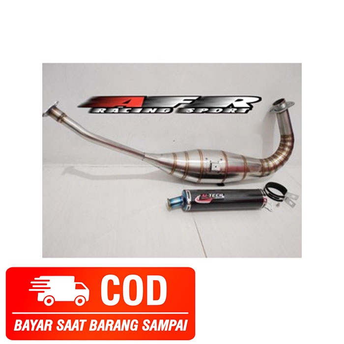 Knalpot Ninja R RR ARROW Kevlar Stainless .