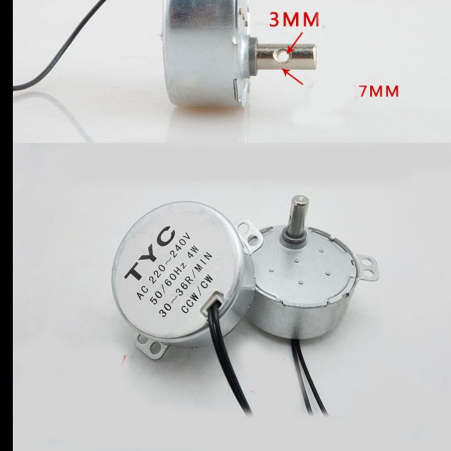 Motor 49KTYZ synchronous 4 watt 220V AC micro low-speed (8118)