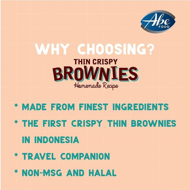 ABE FOOD THIN CRISPY BROWNIES KERING | BISKUIST BAYI ANAK SNACK CEMILAN SEHAT