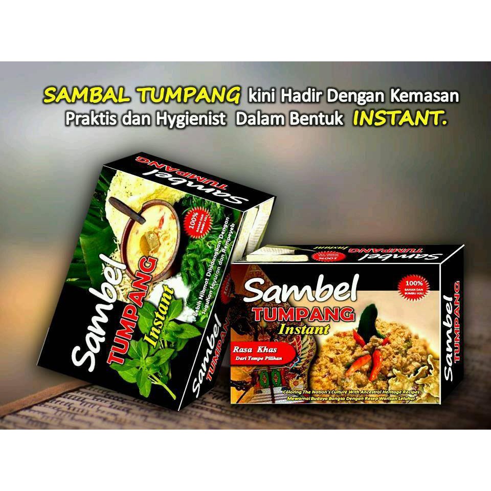 

Sambel Tumpang Instant khas Kediri Jawa Timur