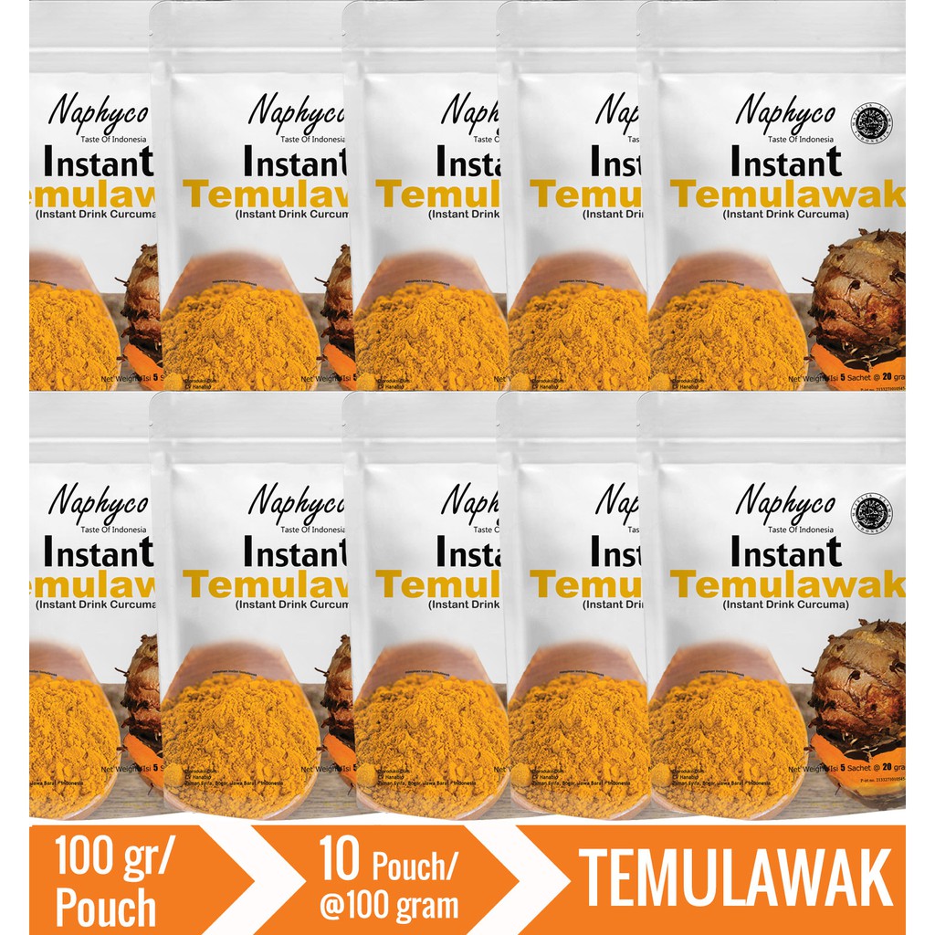 

Naphyco Instan Temulawak 100 gr x 10 Pouch