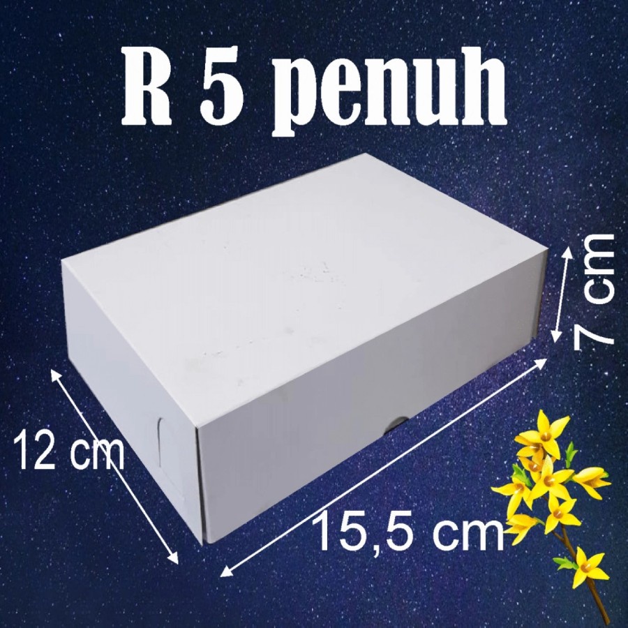 

R5 Penuh 16 x 12 Dus/Kardus/Kerdus/Dos Makanan Kue Roti