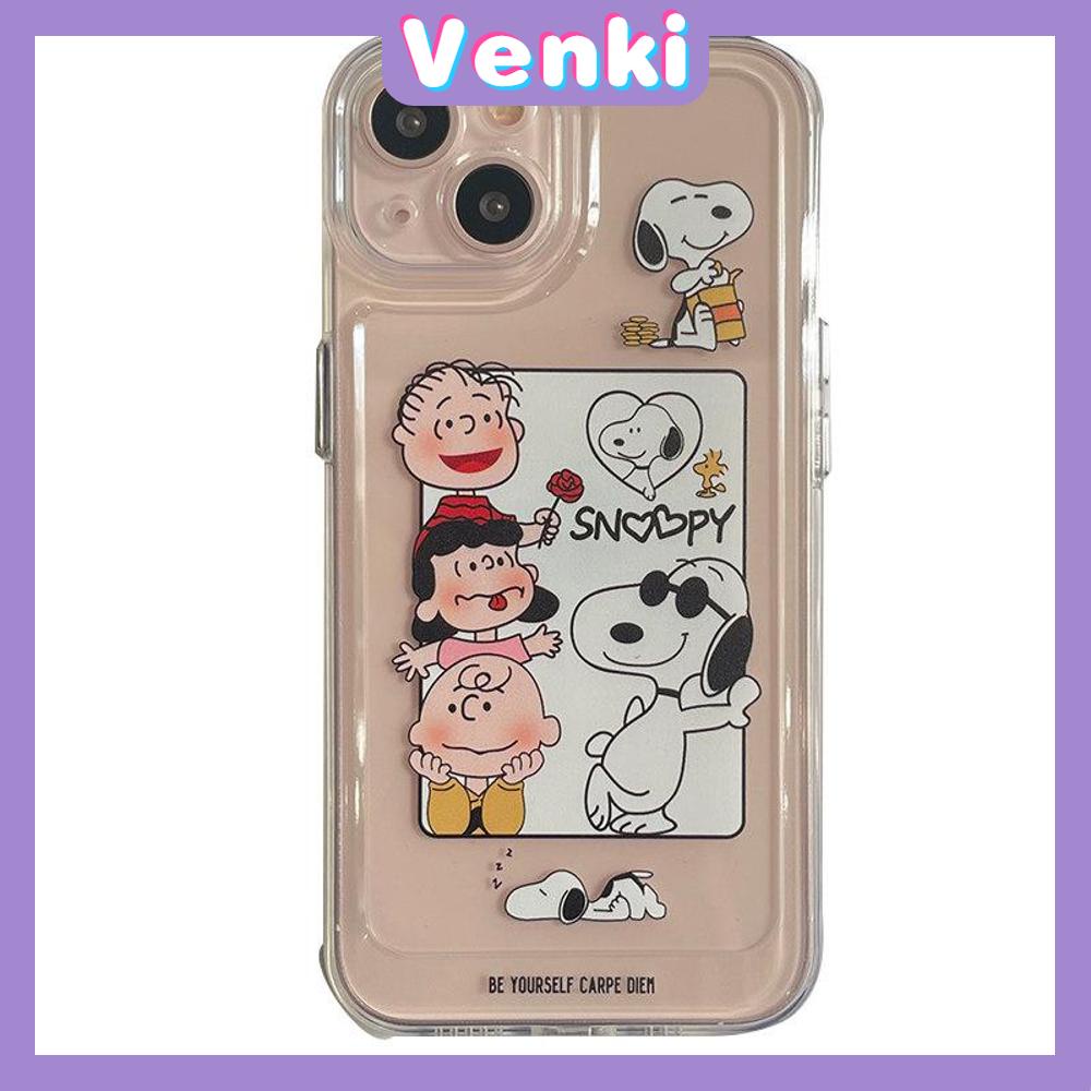 iPhone Case Silicone Soft Case Clear Case Thickened Shockproof Protection Camera Cartoon Cute Compatible For iPhone 11 iPhone 13 Pro Max iPhone 12 Pro Max iPhone 7 Plus iPhone xr