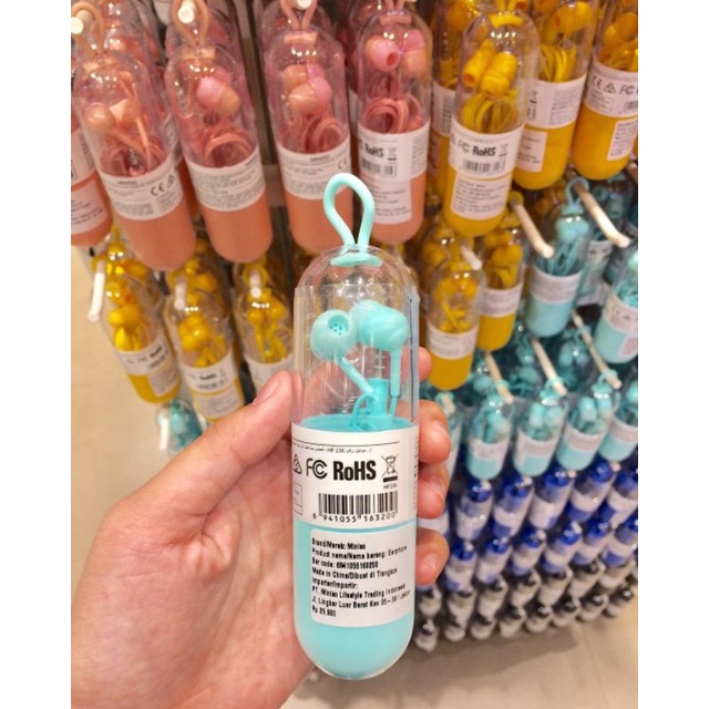 headset kapsul miniso