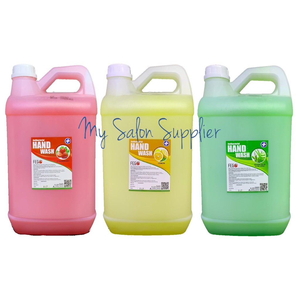 FEG FEGO Antibacterial Hand Wash 5L / Hand Soap Sabun Cuci Tangan