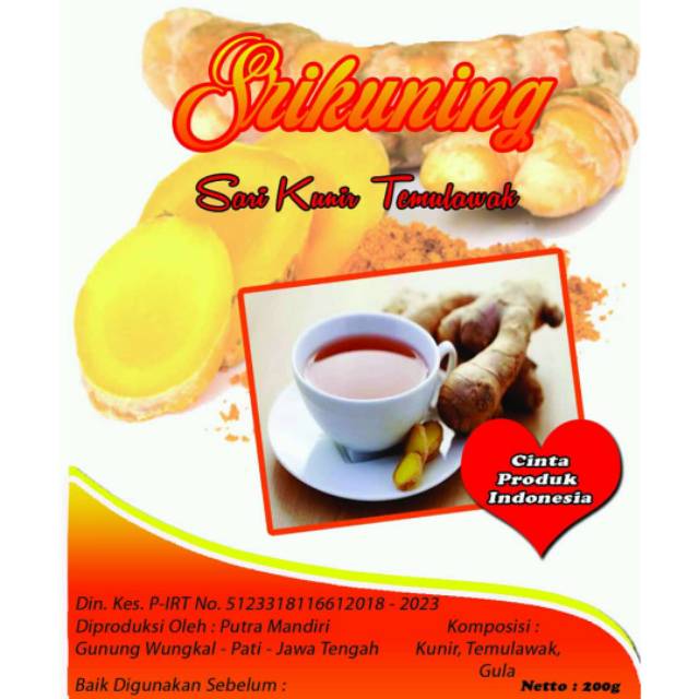

Minuman Bubuk Sari Kunir Temulawak