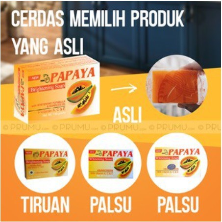 ✨SHASYA✨ SABUN PAPAYA BY MAMAYA - BRIGHTENING SOAP PAPAYA SABUN RDL PAPAYA ORI 70 GR - SABUN PEPAYA 70 GR