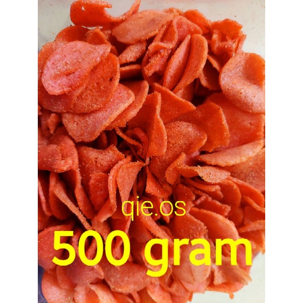 

sosreng sosis goreng pedas asin 500 gr