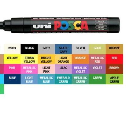 

Uni POSCA PC-5M Marker Pen - Medium Tip Part 2 <