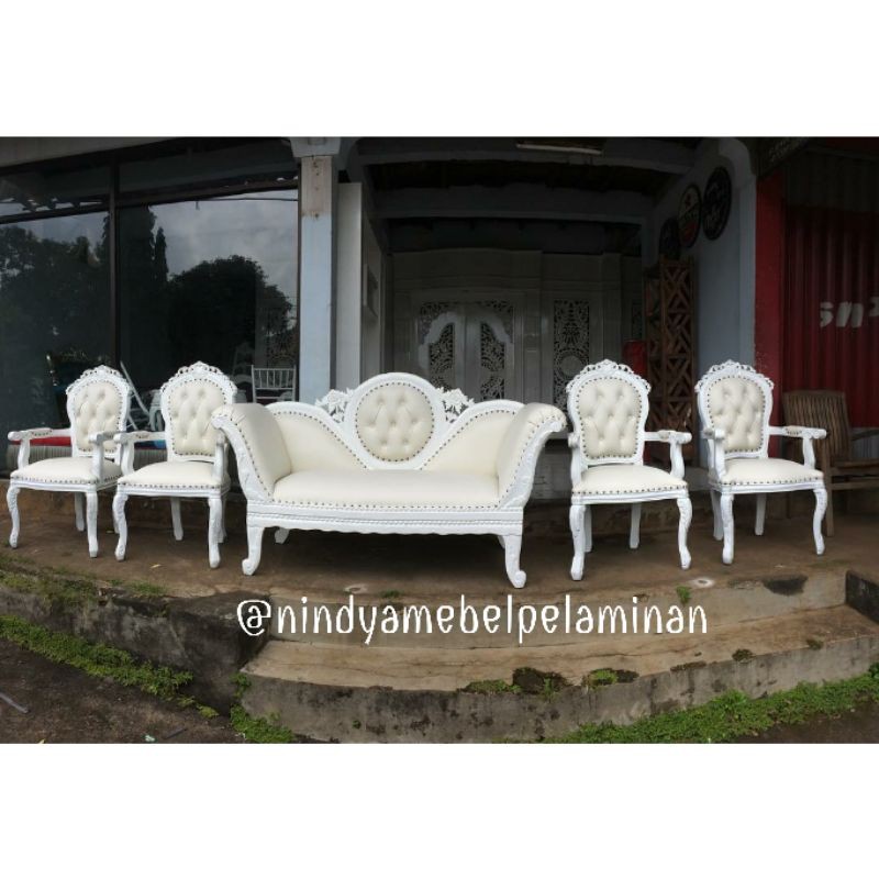 Set Kursi Pelaminan / Sofa Pelaminan Murah / Kursi Pelaminan Jati