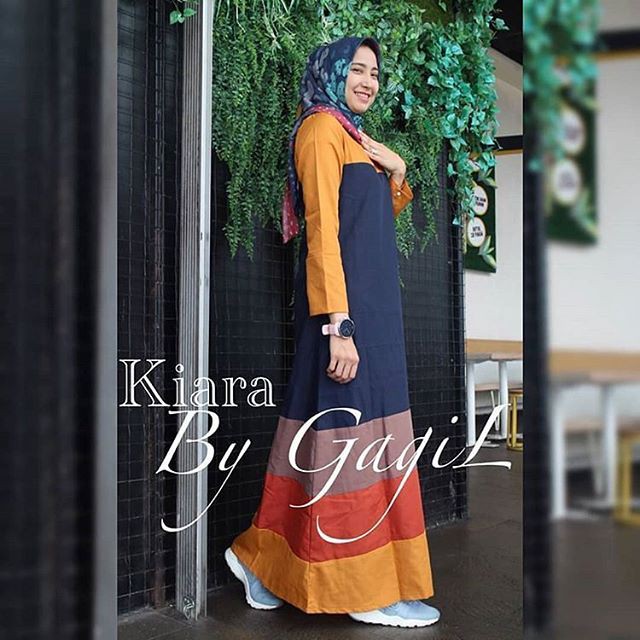 Kiara dress by gagil /gamis balotelli/Muslim Wanita/Baju Murah/gamis murah/gamis hijab/gamis/murah