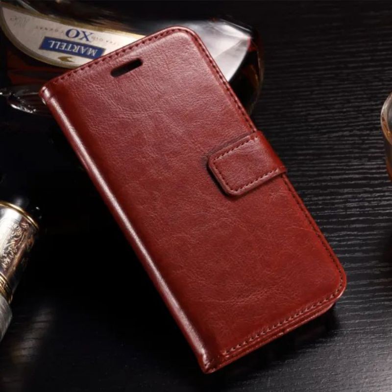 Flip Case Leather Flip Cover Samsung A13 A33 A53 Backcover Flip Dompet Case Kulit