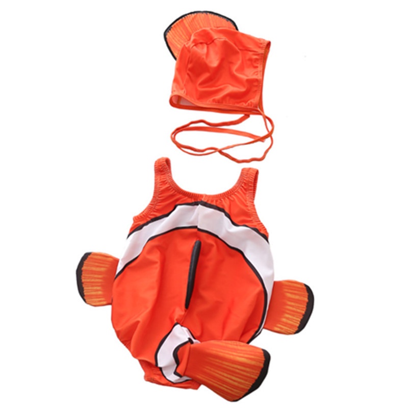 Baju Renang Anak Bayi Clown Fish Swimsuit Ikan Nemo Dory