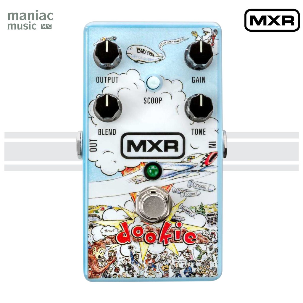 MXR DD25 Dookie Drive - Efek Gitar. Green Day Series. Depth. Dirty Sound