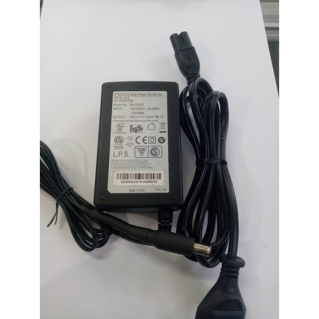 ADAPTOR SAMSUNG 15V 1,5A JACK JARUM TENGAH