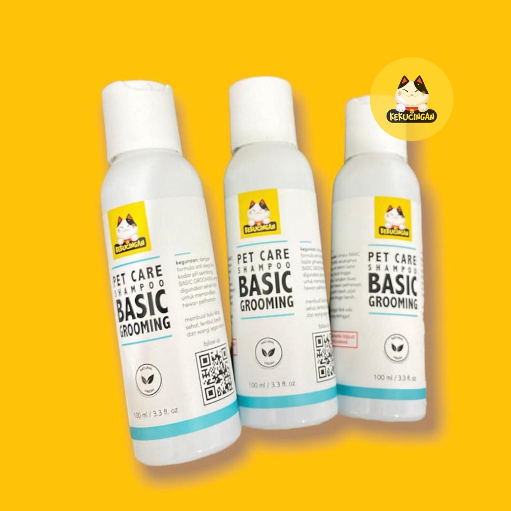 Basic Grooming Shampoo Kucing Anjing Kitten Harian