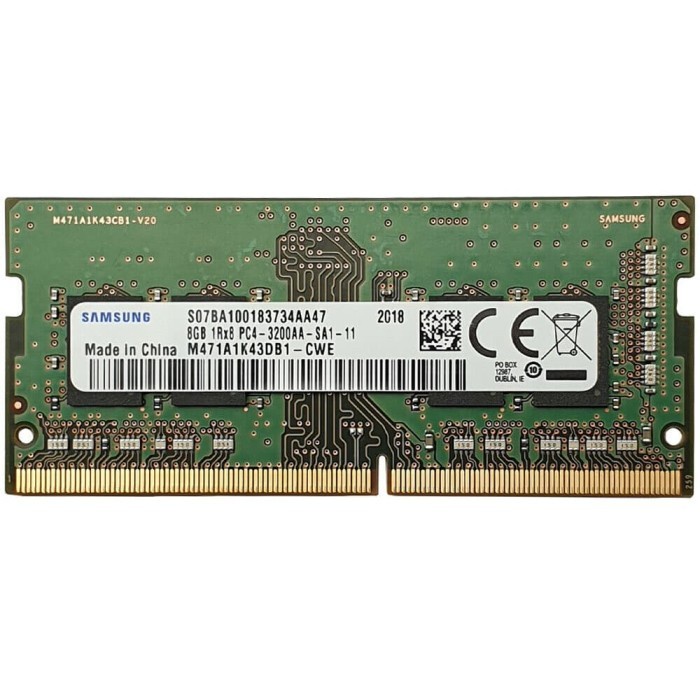 RAM SODIMM FOR LAPTOP SAMSUNG 8GB PC4-3200V 25600