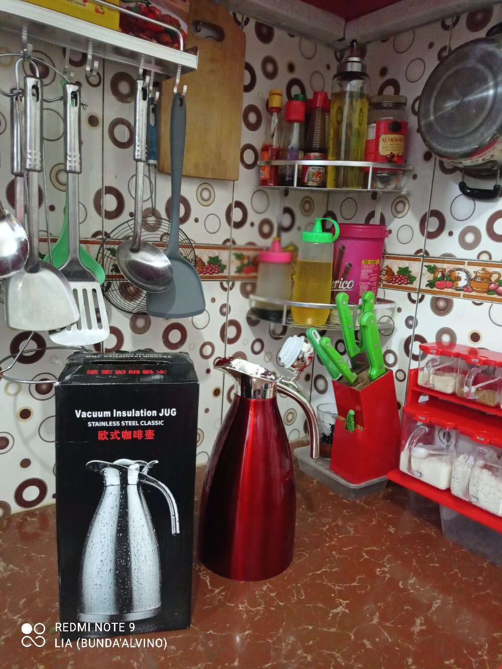 Teko Jug Pinguin 2 Liter Stainless Steel /teko Insulasi Stainless Steel 2 Liter